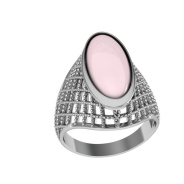 Кольцо из Серебра 925 Приволжский ювелир арт. 261872-RQ, Родирование.