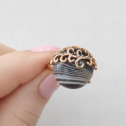 Кольцо из Серебра 925 Приволжский ювелир арт. 262039-BA, Золочение в два слоя.