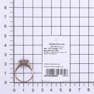 Кольцо из Серебра 925 Приволжский ювелир арт. 262188-FA11NK77, Золочение в два слоя.