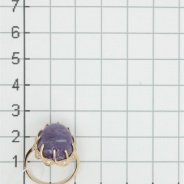 Кольцо из Серебра 925 Приволжский ювелир арт. 262537-CHFA11, Золочение в два слоя.