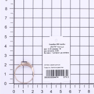 Кольцо из Серебра 925 Приволжский ювелир арт. 262787-FA59, Золочение в два слоя.