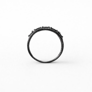 Кольцо из Серебра 925 Приволжский ювелир арт. 264690-FA11FA73, чёрный оксид.