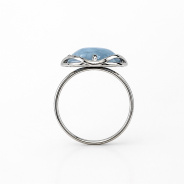 Кольцо из Серебра 925 Приволжский ювелир арт. 271551-AN, Родирование.