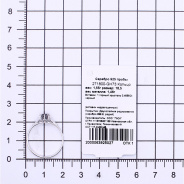 Кольцо из Серебра 925 Приволжский ювелир арт. 271800-GH73, Родирование.