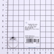 Кольцо из Серебра 925 Приволжский ювелир арт. 271861-FA11FA73, Родирование.