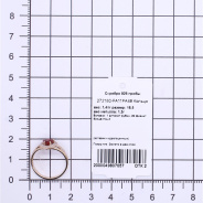 Кольцо из Серебра 925 Приволжский ювелир арт. 272180-FA11FA49, Золочение в два слоя.
