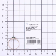 Кольцо из Серебра 925 Приволжский ювелир арт. 272803-FA11FA22, Золочение в два слоя.