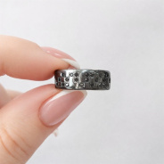 Кольцо из Серебра 925 Приволжский ювелир арт. 274165-FA73, чёрный оксид.