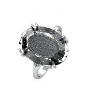 Кольцо из Серебра 925 Приволжский ювелир арт. 281320-FA11GH, Родирование.