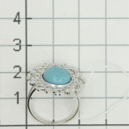 Кольцо из Серебра 925 Приволжский ювелир арт. 281469-BZFA11, Родирование.