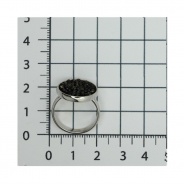 Кольцо из Серебра 925 Приволжский ювелир арт. 291023-KT88, Родирование.