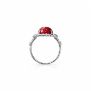 Кольцо из Серебра 925 Приволжский ювелир арт. 291704-KR, Родирование.