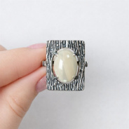 Кольцо из Серебра 925 Приволжский ювелир арт. 293704-PM06, Оксид.