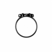 Кольцо из Серебра 925 Приволжский ювелир арт. 294835-PM, чёрный оксид.