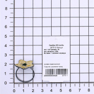 Кольцо из Серебра 925 Приволжский ювелир арт. 297510-FA23, золочение + оксид.