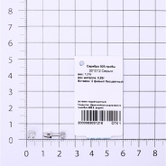 Серьги из Серебра 925 Приволжский ювелир арт. 301012-FA11, Родирование.