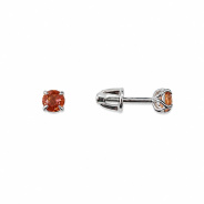 Серьги из Серебра 925 Приволжский ювелир арт. 301012-GH42, Родирование.