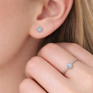 Серьги из Серебра 925 Приволжский ювелир арт. 301012-TP15, Родирование.