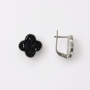 Серьги из Серебра 925 Приволжский ювелир арт. 301224-KT73, Родирование.