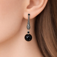 301229-SH73ZM73 Серьги в каталоге Приволжский Ювелир