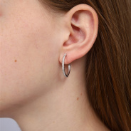 Серьги из Серебра 925 Приволжский ювелир арт. 301244-FA11, Родирование.