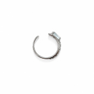 Серьга из Серебра 925 Приволжский ювелир арт. 301276-FA11TP15, Родирование.
