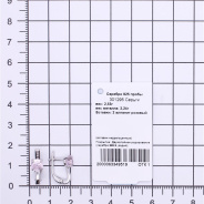 Серьги из Серебра 925 Приволжский ювелир арт. 301295-FA46, Родирование.