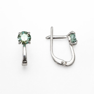 Серьги из Серебра 925 Приволжский ювелир арт. 301295-MS78, Родирование.