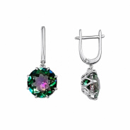 Серьги из Серебра 925 Приволжский ювелир арт. 301364-GH30, Родирование.