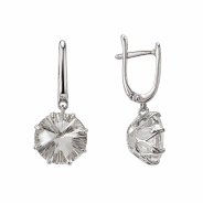 Серьги из Серебра 925 Приволжский ювелир арт. 301364-PZ, Родирование.