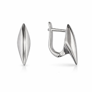 Серьги из Серебра 925 Приволжский ювелир арт. 301367, Родирование.