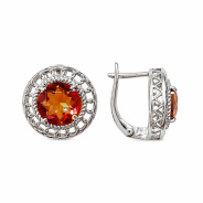 Серьги из Серебра 925 Приволжский ювелир арт. 301383-GH42, Родирование.