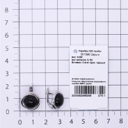 Серьги из Серебра 925 Приволжский ювелир арт. 301396-AG73, Родирование.