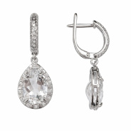 Серьги из Серебра 925 Приволжский ювелир арт. 301400-FA11GH, Родирование.
