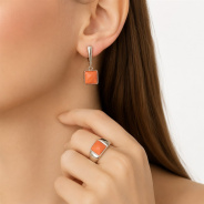 Серьги из Серебра 925 Приволжский ювелир арт. 301406-KR, Родирование.