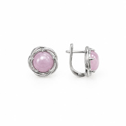 Серьги из Серебра 925 Приволжский ювелир арт. 301434-KZ, Родирование.