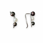 Серьги из Серебра 925 Приволжский ювелир арт. 301486-ZM07ZM73, Родирование.