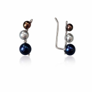 Серьги из Серебра 925 Приволжский ювелир арт. 301486-ZM54ZM73, Родирование.