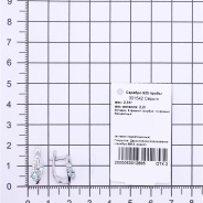 Серьги из Серебра 925 Приволжский ювелир арт. 301542-FA11FA15, Родирование.