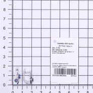 Серьги из Серебра 925 Приволжский ювелир арт. 301542-FA11FA59, Родирование.