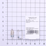 Серьги из Серебра 925 Приволжский ювелир арт. 301553-FA11FA15, Родирование.