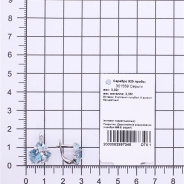Серьги из Серебра 925 Приволжский ювелир арт. 301559-FA11FA15, Родирование.