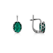 Серьги из Серебра 925 Приволжский ювелир арт. 301569-FA78, Родирование.