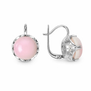 Серьги из Серебра 925 Приволжский ювелир арт. 301570-KR46, Родирование.