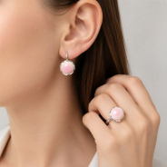 Серьги из Серебра 925 Приволжский ювелир арт. 301570-KR46, Родирование.