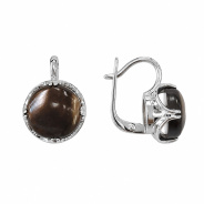 Серьги из Серебра 925 Приволжский ювелир арт. 301570-PM73, Родирование.