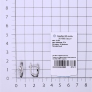 Серьги из Серебра 925 Приволжский ювелир арт. 301588-FA11, Родирование.