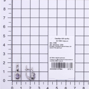 Серьги из Серебра 925 Приволжский ювелир арт. 301599-FA11FA67, Родирование.