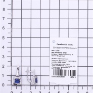 Серьги из Серебра 925 Приволжский ювелир арт. 301602-FA11FA59, Родирование.