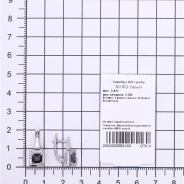 Серьги из Серебра 925 Приволжский ювелир арт. 301602-FA11FA73, Родирование.